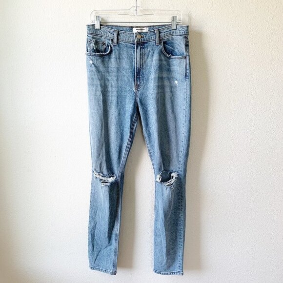 Reformation High & Skinny Miami Destroyed Jeans 30 - Picture 4 of 12